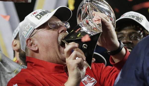 Andy Reid hat mit den Chiefs in diesem Jahr erstmals den Super Bowl gewonnen.