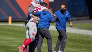 SAQUON BARKLEY (Running Back, New York Giants): Knieverletzung (vermutlich: Kreuzbandriss).