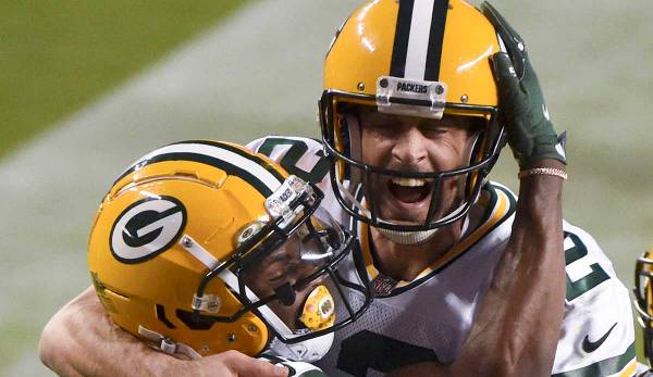 Aaron Rodgers und die Green Bay Packers feierten einen überzeugenden Sieg.
