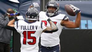 GEWINNER: WIll Fuller, Wide Receiver, Texans. Die Texans fuhren ihren zweiten Saisonsieg ein und Fuller ebnete mit 100 Yards und einem Touchdown den Weg. Dreht er auf, läuft auch die Offense der Texaner.