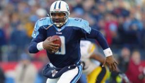 7. STEVE McNAIR (Tennessee Titans, Baltimore Ravens 1995-2007): 355 Rushing Yards (10 Spiele).