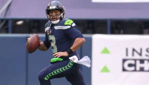 8. RUSSELL WILSON, Seattle Seahawks. Deep Attempts: 26-of-67, 948 Yards, 13:4 TD-to-INT Ratio, 101.2 Passer Rating / Comp: 38.8 Prozent / xComp: 30.6 Prozent / CPOE: +8.2 Prozent