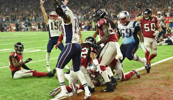 Die New England gewann 2016 den Super Bowl LI gegen die Atlanta Falcons in der Overtime.