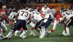LOS ANGELES CHARGERS: Super Bowl XXIX, 1994 - 26:40-Niederlage gegen die San Francisco 49ers