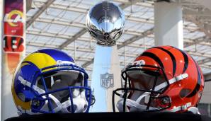 Die Cincinnati Bengals treffen auf die Los Angeles Rams im Super Bowl.