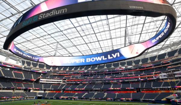 Im SoFi Stadium können über 100.000 Menschen den Super Bowl am 13. Februar verfolgen.