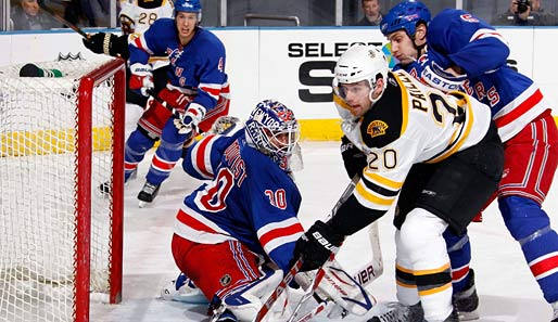 Goalie Henrik Lundqvist war wie immer der Fels in der Brandung bei den Rangers