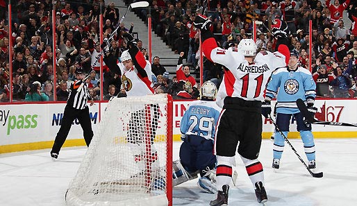 Die Senators feierten gegen die Penguins ihren 16. Saisonsieg