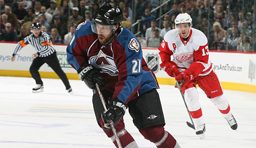 Bei der 3:4-Playoff-Pleite gegen Detroit 2008 machte Peter Forsberg sein bisher letztes NHL-Spiel