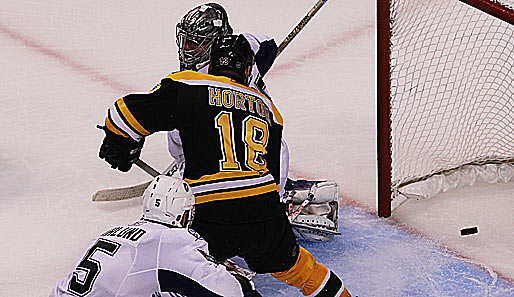 Bruins-Right-Wing Nathan Horton erzielte den einzigen Treffer der Partie
