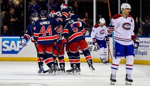 Die New York Rangers dominierten gegen die Montreal Canadiens nach Belieben