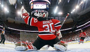 Martin Brodeur ist mit derzeit 691 Siegen Rekordhalter unter den Goalies in der NHL