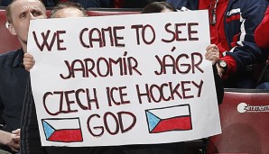 Die Fans lieben den tschechischen Eishockey-Gott Jaromir Jagr