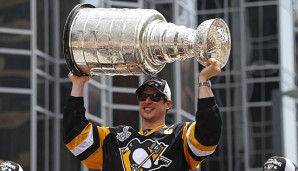 Die Pittsburgh Penguins bei der Meisterparade
