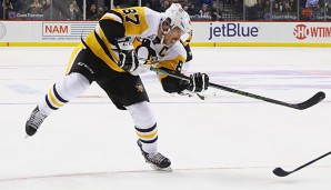 Sidney Crosby erwischte für die Pittsburgh Penguins einen überragenden Abend