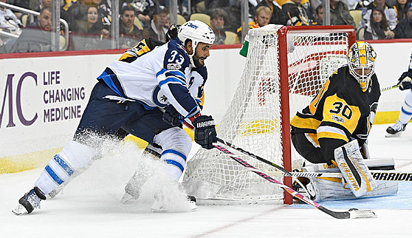 Die Pittsburgh Penguins kamen gegen die Winnipeg Jets mit 1:7 unter die Räder