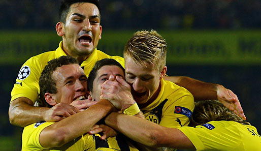 Robert Lewandowski sorgte für Dortmunds 1:0-Siegtreffer im ersten Duell mit Ajax