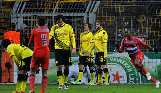 Letzte Saison: Borussia Dortmund stolperte unter anderem über Olympique Marseille