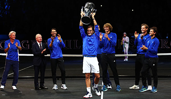Roger Federer hat Europa zum Sieg im Laver Cup geführt