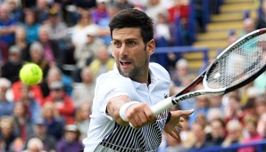 Novak Djokovic spielt in Eastbourne um seinen zweiten Titel 2017