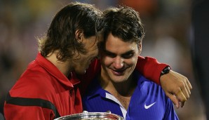 01.02.2009: Australian Open (Melbourne, Hartplatz), Finale: Rafael Nadal - Roger Federer 7:5, 3:6, 7:6 (3), 3:6, 6:2