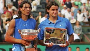 11.06.2006, French Open (Paris, Sand), Finale: Rafael Nadal - Roger Federer 1:6, 6:1, 6:4, 7:6 (4)