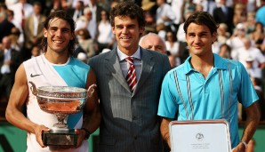 10.06.2007, French Open (Paris, Sand), Finale: Rafael Nadal - Roger Federer 6:3, 4:6, 6:3, 6:4