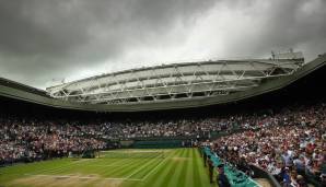 Platz 10: Wimbledon Center Court, London, Wimbledon, Outdoor (Dach), Rasen, Kapazität: 14.979