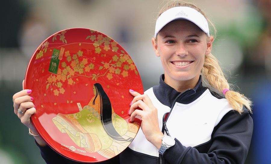 5. Platz - Caroline Wozniacki: Die 27-Jährige erinnerte heuer an ihre Glanzzeiten, triumphierte im September beim Turnier in Tokio. Wie Svitolina konnte die Dänin aber zu Runde 2 in Hong Kong nicht antreten, auch sie könnte bei den Finals fehlen