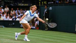 Platz 1: Martina Navratilova (CSSR/USA) - acht Siege (1978, 1979, 1981 für die Tschechoslowakei; 1983, 1984, 1985, 1986, 1986 für die USA)
