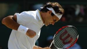Platz 9, Roger Federer (Schweiz) - Siege: 124, Niederlagen: 178, Siegquote: 41,06 Prozent