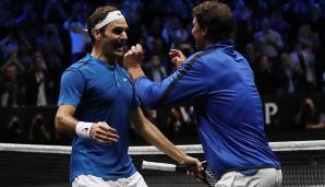 "Ich will ja nicht, dass es so aussieht, als ob ich eine Beziehung mit ihm haben möchte" - Rafael Nadal auf die Frage, was er an Roger Federer abseits des Platzes bewundert