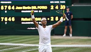 Rafael Nadal könnte das erste Mal seit 2011 wieder ins Wimbledon-Finale einziehen.