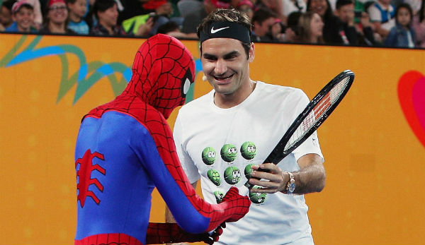 Spiderman, Roger Federer