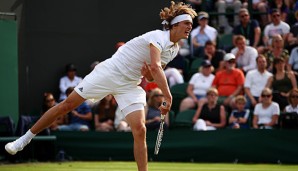 Alexander Zverev muss in der 2. Runde in Wimbledon ran