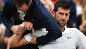 Novak Djokovic hatte zu starke Schmerzen