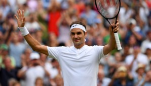 Roger Federer war sichtlich nervös