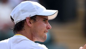 Dominic Thiem ist in Wimbledon auf Kurs