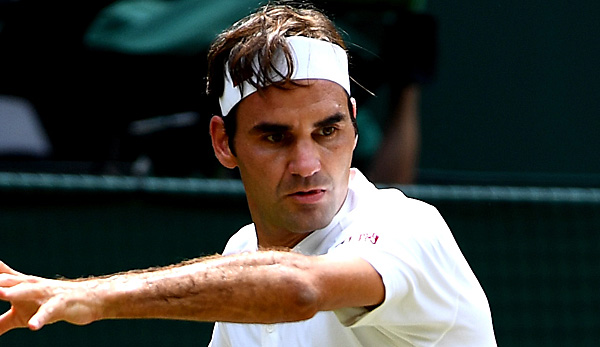 Roger Federer hat seinen Aufschlag in Wimbledon 2018 immer noch nicht abgegeben