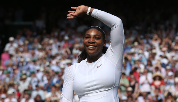 Serena Williams steht zum zehnten Mal im Endspiel von Wimbledon.