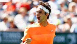 Roger Federer packt in Indian Wells regelmäßig sein bestes Tennis aus