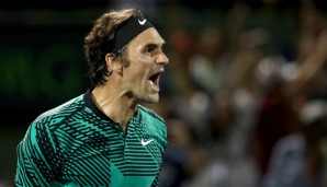 Roger Federer verwertete seinen dritten Matchball nach 3:10 Stunden