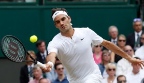 Ab ans Netz - Roger Federer liebt das offensive Spiel