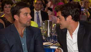 Zum Smalltalk mit Roger Federer kommt Patrick Rafter gerne