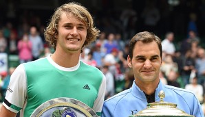 In Halle hat Roger Federer die Oberhand behalten