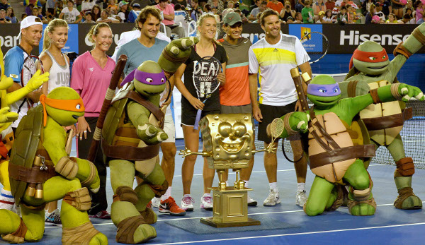 Turtles mit Roger Federer, Rafael Nadal und Co.