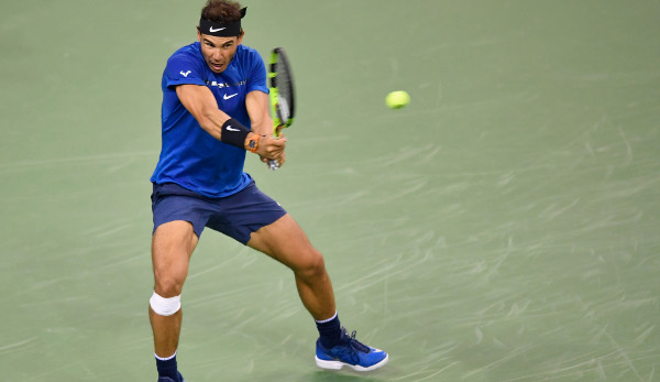 Vorsichtsmaßnahme oder arges Problem? Rafael Nadal mit bandagiertem Knie