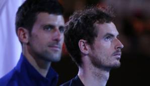 Blick ins Ungewisse: Novak Djokovic (l.) und Andy Murray vor ihrem Comeback