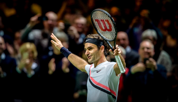 Roger Federer krönt seine Traumwoche in Rotterdam