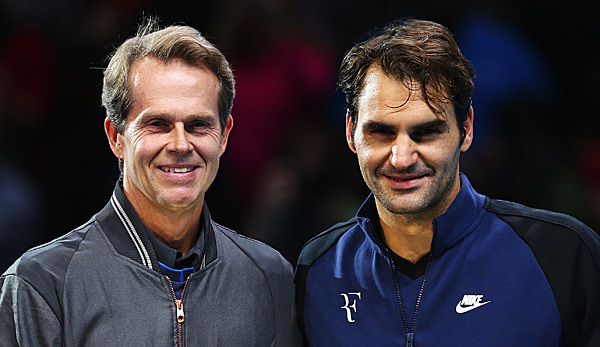 Stefan Edberg und Roger Federer - zwei Legenden, die sich immer noch verstehen